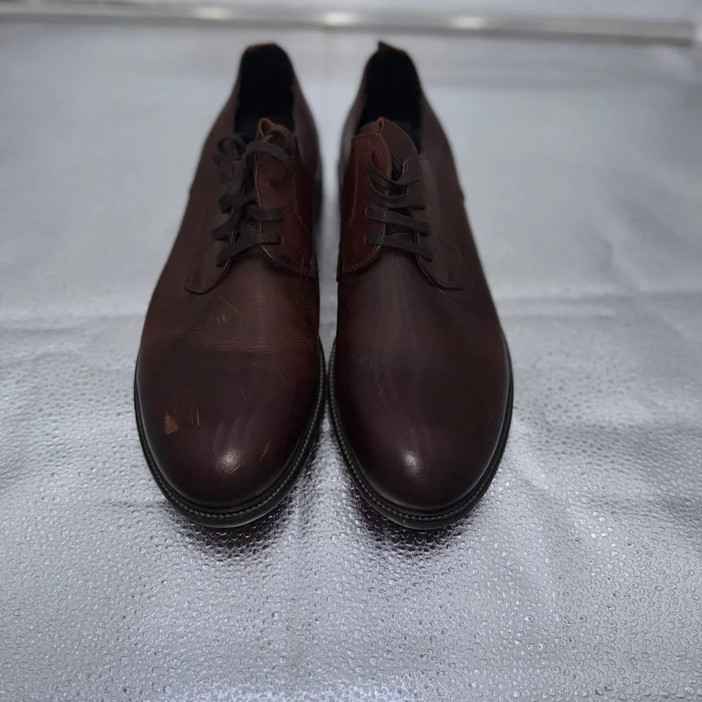 Rodd & Gunn Men’s Brown Derby Leather Oxford Dress Shoe‎ Size 44